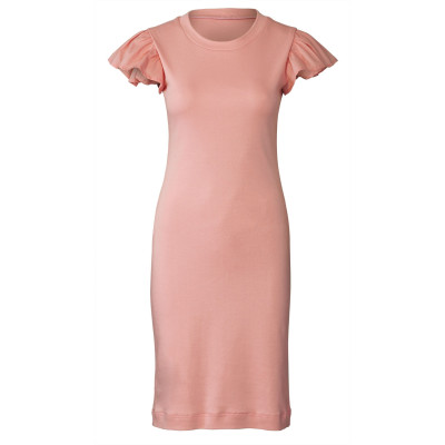 Střih Burda 5805, návod k šití: tričkové šaty s kulatým výstřihem, žerzejové šaty