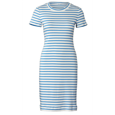 Střih Burda 5805, návod k šití: tričkové šaty s kulatým výstřihem, žerzejové šaty