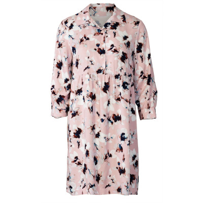 Střih Burda 5802, návod k šití: košilové šaty, nabírané šaty