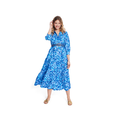 Střih Burda 5802, návod k šití: košilové šaty, nabírané šaty