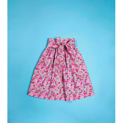 Střih Burda 9230, návod k šití: krojové šaty pro dívky, folklórní halenka, zástěrka