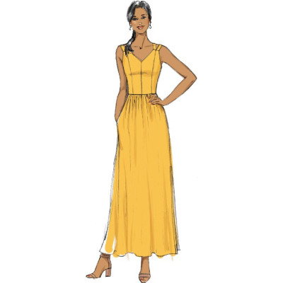 Střih Butterick 6661 šaty na ramínka