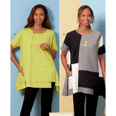 Střih Butterick 6877 tunika, Katherine Tilton