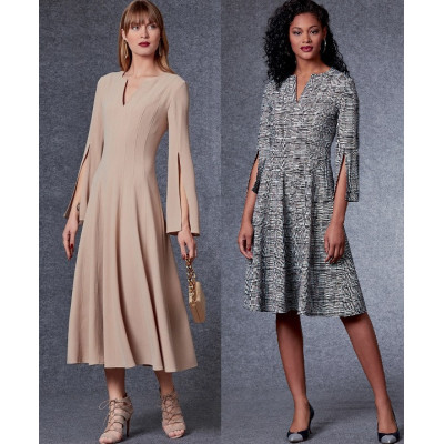 Střih Vogue 1724 šaty s princesovými švy