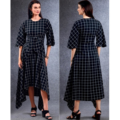 Střih Vogue 1745 volné šaty, tunika, kalhoty