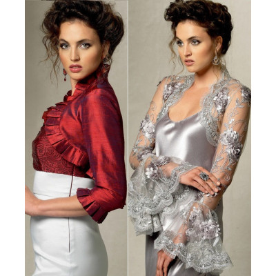 Střih Vogue 8957 bolerko (4 varianty)