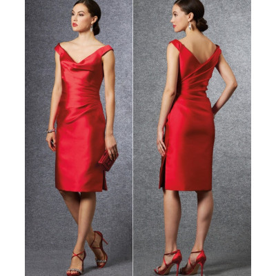 Střih Vogue 1655 šaty s výstřihem voda, Bellville Sassoon