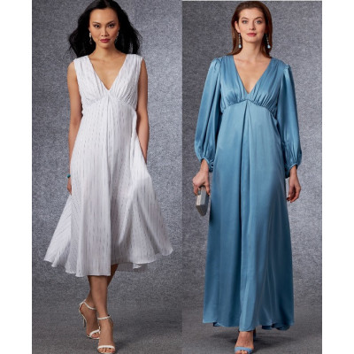 Střih Vogue 1699 empírové šaty