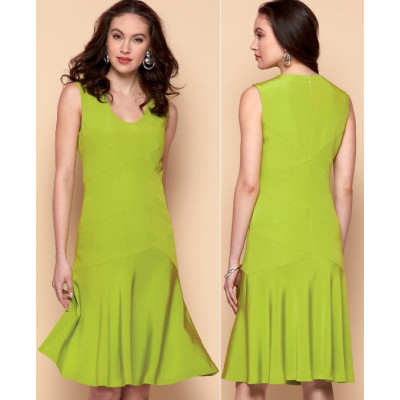 Střih Vogue 9369 šaty bez rukávů, Claire Shaeffer´s