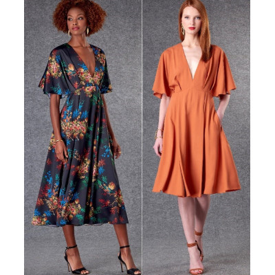 Střih Vogue 1801 empírové šaty