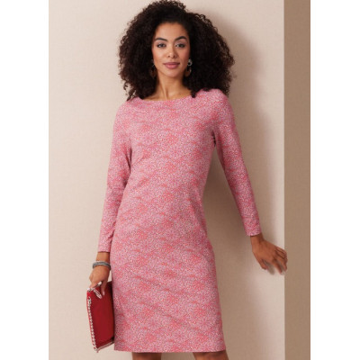 Střih Butterick 6975 rovné šaty, tričko, sako, kalhoty s puky