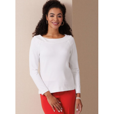 Střih Butterick 6975 rovné šaty, tričko, sako, kalhoty s puky