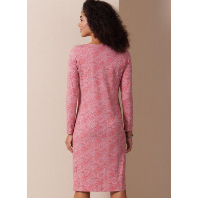 Střih Butterick 6975 rovné šaty, tričko, sako, kalhoty s puky