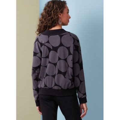 Střih Butterick 6996 volná mikina přes hlavu, volný top