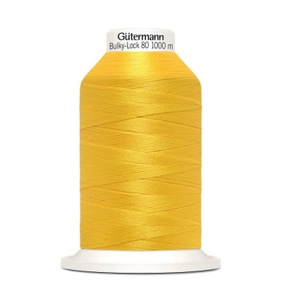Overlocková nit Gütermann Bulky-Lock 80, 417 žlutá