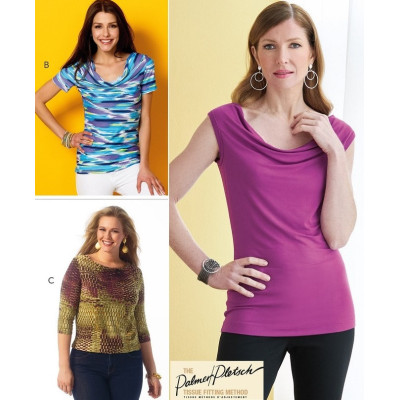 Střih Butterick 6847 tričko s vodou