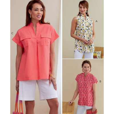 Střih Butterick 6768 volná košile