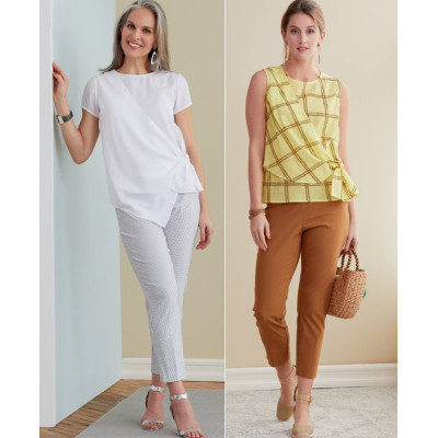 Střih Butterick 6765 zavinovací tričko