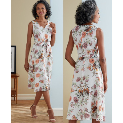 Střih Butterick 6759 šaty s propínací sukní