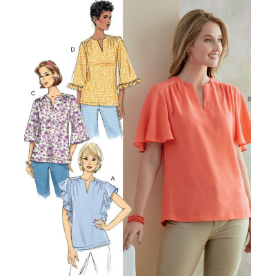 Střih Butterick 6688 halenka