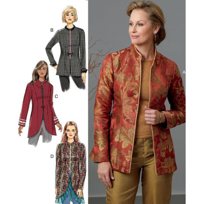 Střih Butterick 6602 sako, kabátek