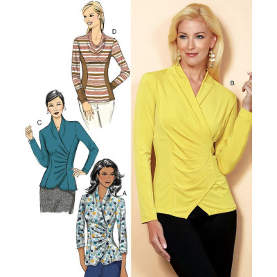 Střih Butterick 6517 zavinovací top