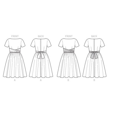 Střih Butterick 6318 Retro šaty