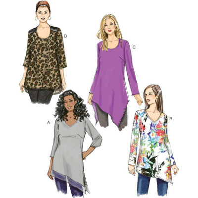 Střih Butterick 6263 tunika (4 varianty)