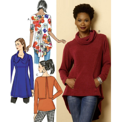 Střih Butterick 6248 tunika, rolák