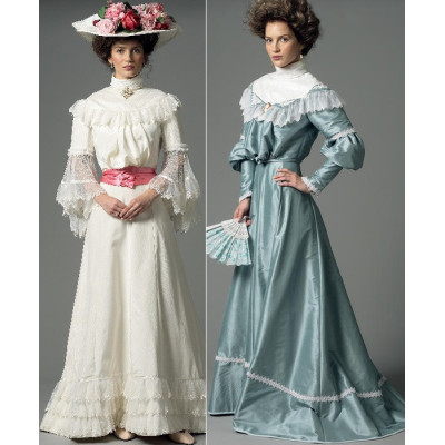 Střih Butterick 5970 šaty, přelom 18. a 19. století