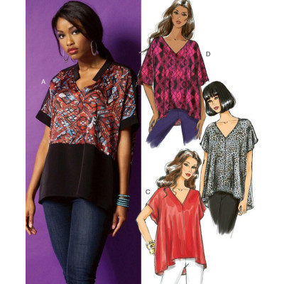 Střih Butterick 5955 volné tričko