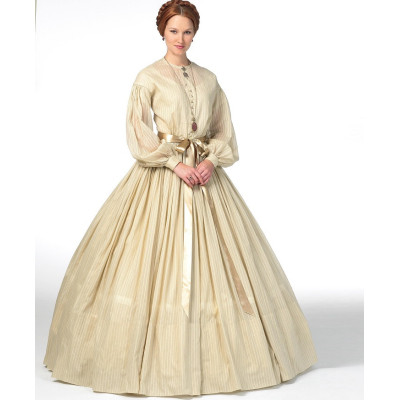 Střih Butterick 5831 šaty, Sever proti Jihu