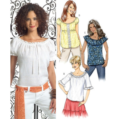 Střih Butterick 4685 halenka