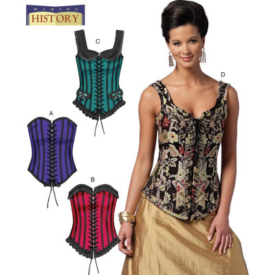 Střih Butterick 5662 šněrovací korzet