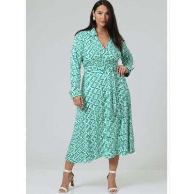 Střih Vogue 2000 zavinovací šaty, Diane von Furstenberg