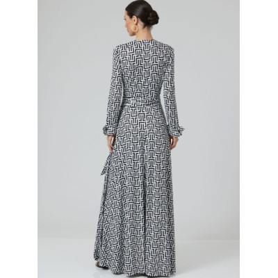 Střih Vogue 2000 zavinovací šaty, Diane von Furstenberg