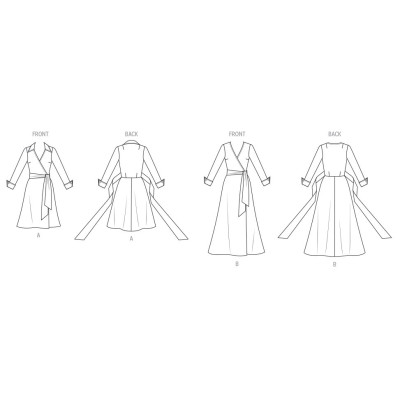 Střih Vogue 2000 zavinovací šaty, Diane von Furstenberg