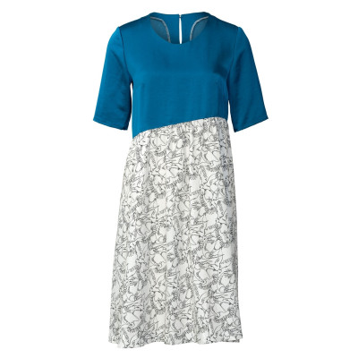 Střih Burda 5795, návod k šití: volné šaty s nabíranou sukní, tunika