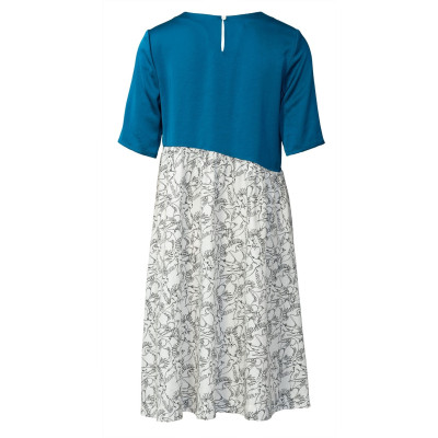 Střih Burda 5795, návod k šití: volné šaty s nabíranou sukní, tunika