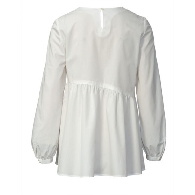 Střih Burda 5795, návod k šití: volné šaty s nabíranou sukní, tunika