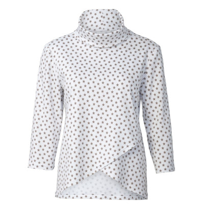 Střih Burda 5790, návod k šití: zavinovací rolák, mikina s rolákem