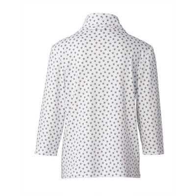 Střih Burda 5790, návod k šití: zavinovací rolák, mikina s rolákem