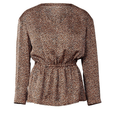 Střih Burda 5786, návod k šití: tričko s gumou v pase