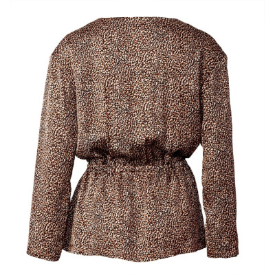 Střih Burda 5786, návod k šití: tričko s gumou v pase