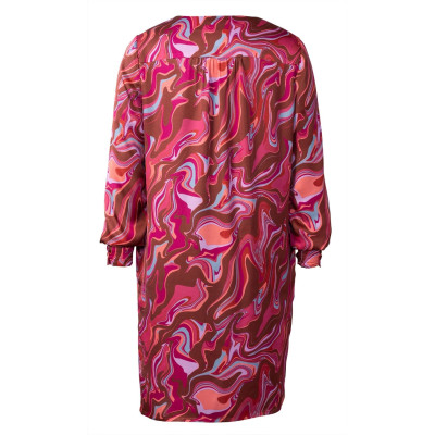 Střih Burda 5783, návod k šití: halenkové šaty, hedvábné šaty, halenka