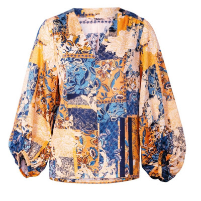 Střih Burda 5783, návod k šití: halenkové šaty, hedvábné šaty, halenka