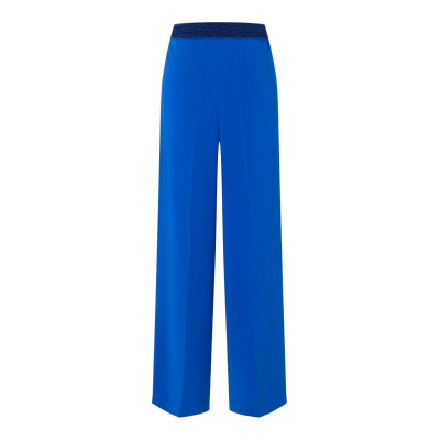 Střih Burda 5778, návod k šití: kalhoty s gumou v pase, vlněné kalhoty s puky