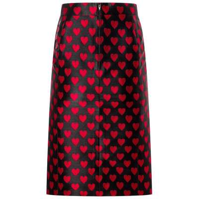 Střih Burda 5773, návod k šití: rovná sukně s bočním rozparkem, džínová sukně, kožená sukně