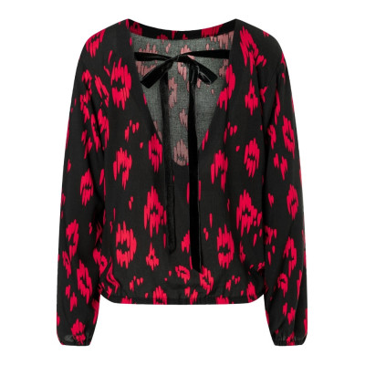 Střih Burda 5771, návod k šití: halenka s výstřihem na zádech, top se zavazováním na zádech