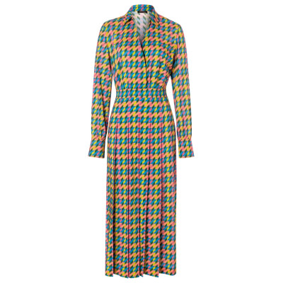 Střih Burda 5767, návod k šití: zavinovací šaty, košilové šaty, taftové šaty